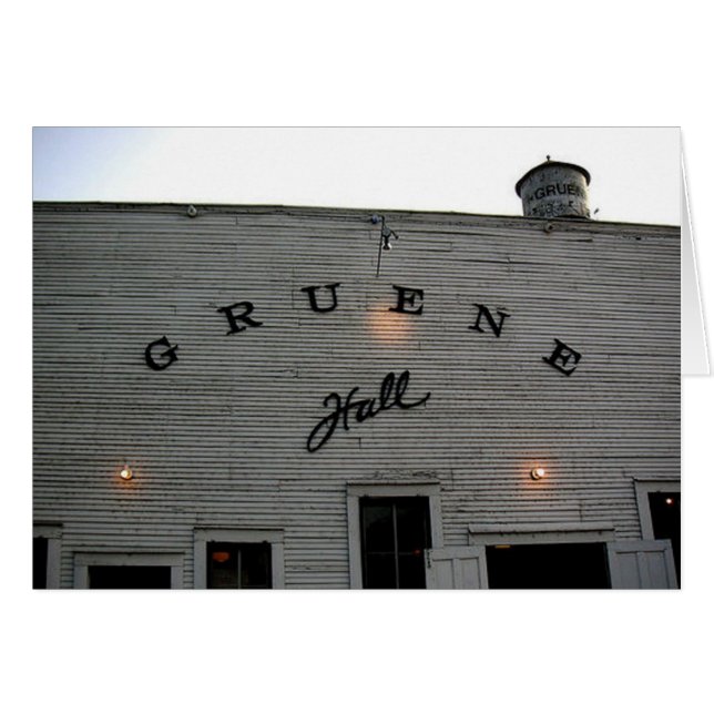 Gruene Hall (Devant horizontal)