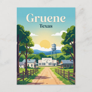 Gruene USA Postcard