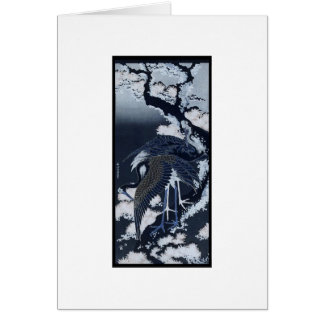 Grues japonaises peignant C. 1832-33