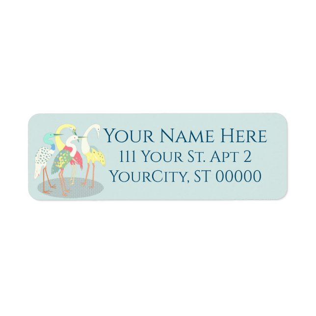 Grues rassemblées (Devant)