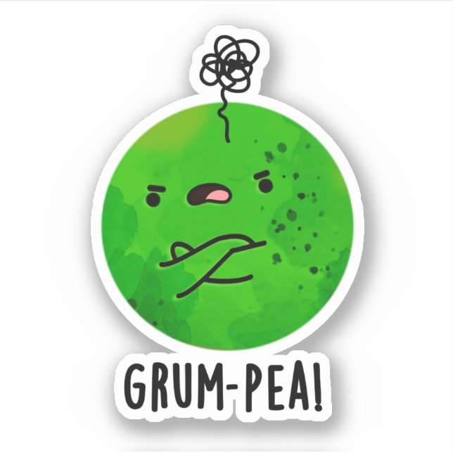Grum-pea Funny Veggie Pun  (Front)