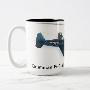 Grumman F6F-3 Hellcat Two-Tone Coffee Mug