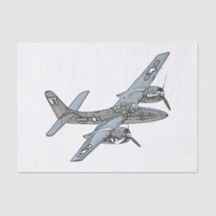 Grumman F7F Tigercat Tissue Paper