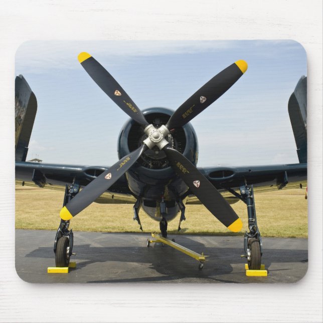 Grumman F8F Bearcat Navy Carrier Fighter on the Mouse Pad (Front)