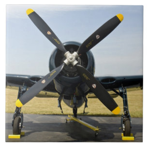 Grumman F8F Bearcat Navy Carrier Fighter on the Tile