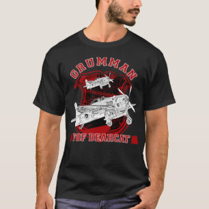 Grumman F8F Bearcat UsNavy Fighter Plane T-Shirt