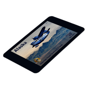 Grumman G-21 Goose - Alaska Postage Magnet