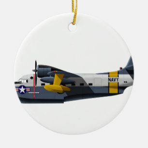 Grumman HU-16B Albatross 1906 Ceramic Ornament