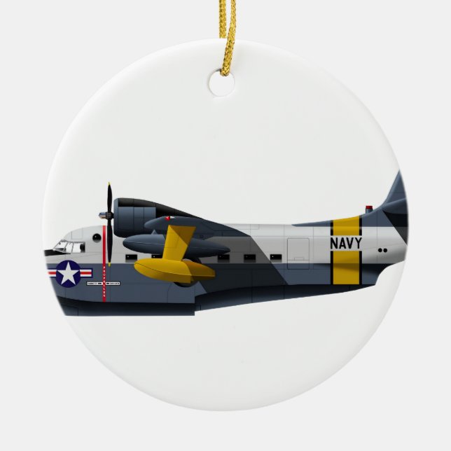 Grumman HU-16B Albatross 1906 Ceramic Ornament (Front)