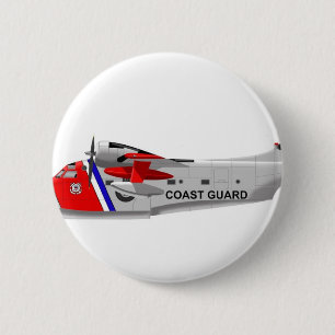 Grumman HU-16B Albatross 7245 2 Inch Round Button