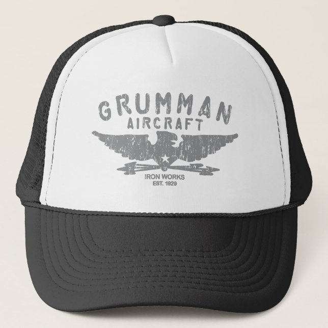 GRUMMAN IRON WORKS TRUCKER HAT (Front)