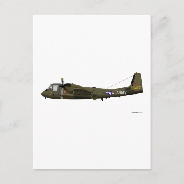 Grumman OV-1 Mohawk Postcard (Front)