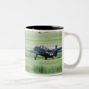 Grumman TBF/TBM Avenger Navy Carrier torpedo Two-Tone Coffee Mug
