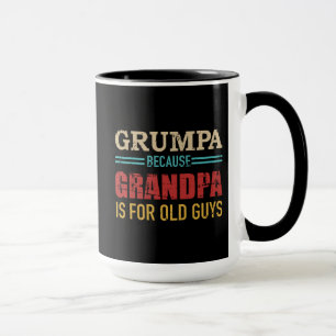 Grumpa because grandpa for old guys vintage retro mug