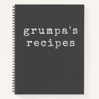 Grumpa | Funny Grumpy Grandpa Black White Recipe