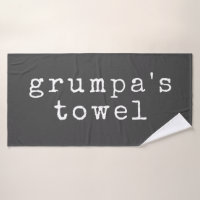 Grumpa | Funny Grumpy Grandpa in Black and White