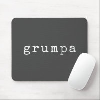 Grumpa | Funny Grumpy Grandpa in Black and White