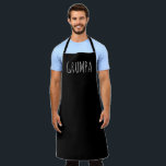 Grumpa Funny Novelty for Grumpy Grandpa Apron<br><div class="desc">Grumpa Funny Novelty for Grumpy Grandpa</div>