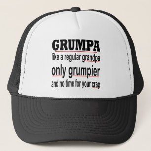 Grumpa Like A Regular Grandpa Only Grumpier And No Trucker Hat