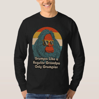 Grumpa Like Regular Grandpa Only Grumpier  Fathers T-Shirt