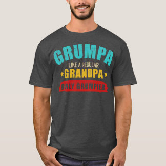 Grumpa like regular grandpa only grumpier vintage T-Shirt