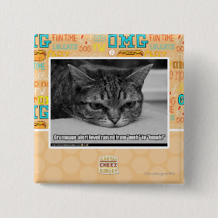 Grumpage Alert 2 Inch Square Button