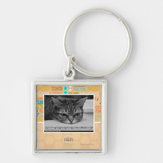Grumpage Alert Keychain (Front)