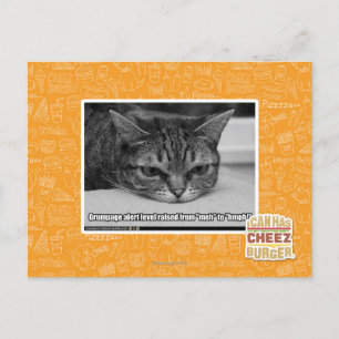 Grumpage Alert Postcard