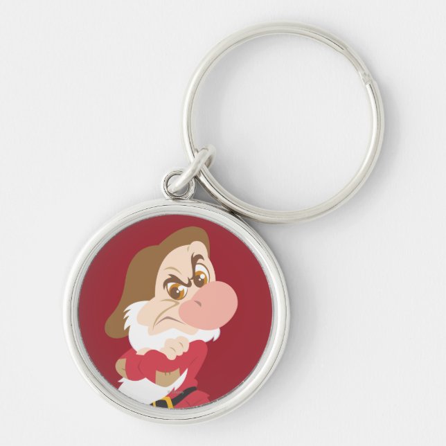 Grumpy 10 keychain (Front)