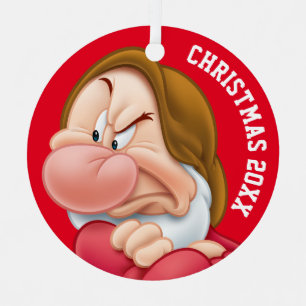 Grumpy 3 metal ornament