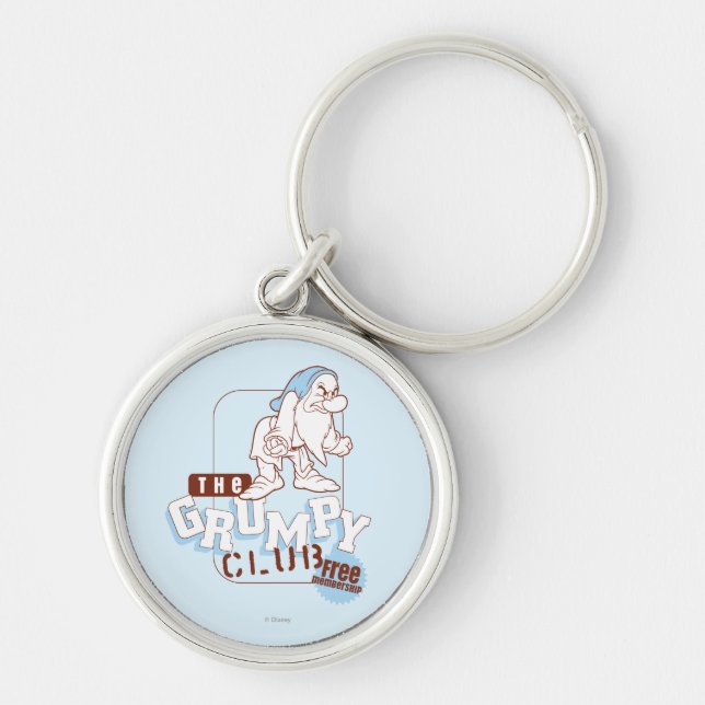 Grumpy 7 keychain (Front)