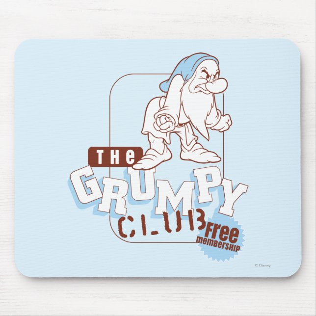 Grumpy 7 mouse pad (Front)