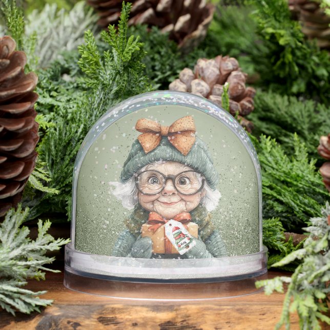 Grumpy Aging Female Friend Snow Globe (Hiver)