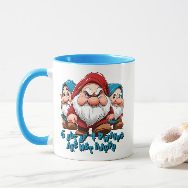 Grumpy and friends mug (With Donut)