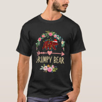 Grumpy Bear Xmas Family Christmas Pajama Red Plaid