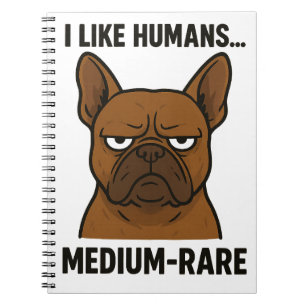 Grumpy Bulldog. Antisocial Animals Notebook