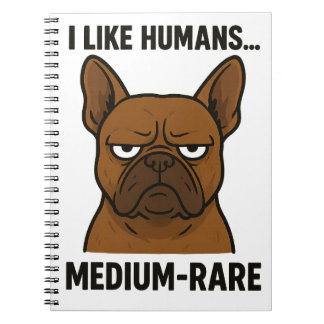 Grumpy Bulldog. Antisocial Animals Notebook