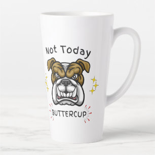 Grumpy Bulldog Cup, Dog Lover Gift Idea, Pet Humor Latte Mug