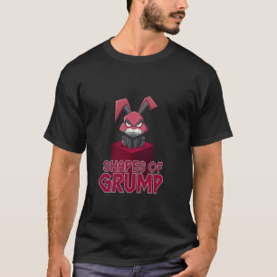 Grumpy Bunny SHAPES OF GRUMP Geometric Creative Fu T-Shirt
