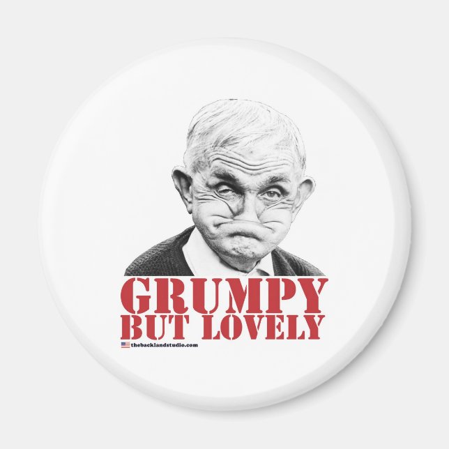 Grumpy But Lovely Magnet (Front)