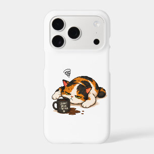 Grumpy Calico Cat - Coffee spoke