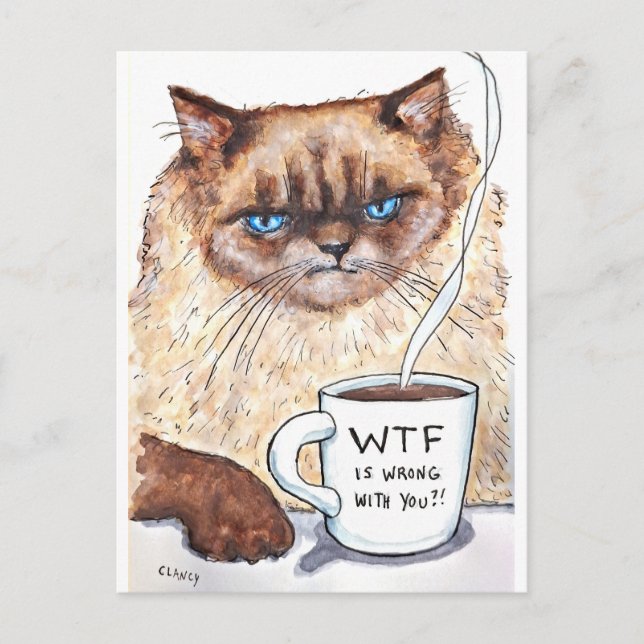 Grumpy Cat card (Front)