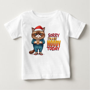 Grumpy Cat Christmas Mood Baby T-Shirt