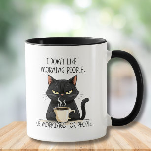 Grumpy Cat Don't Like Morning People Mug