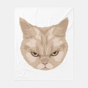 Grumpy Cat Fleece Blanket