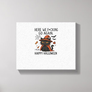 Grumpy Cat Halloween Classic T-Shirt Canvas Print