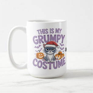 Grumpy Cat Halloween Costume Funny Holiday Animal  Coffee Mug