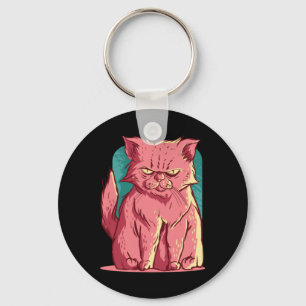 Grumpy Cat Keychain