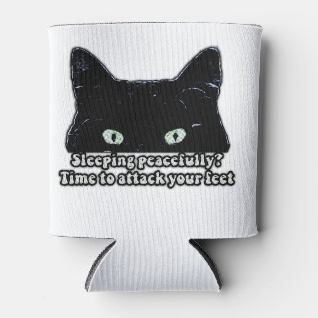 Grumpy cat meme for cat lovers and kitten owners can cooler (Front)