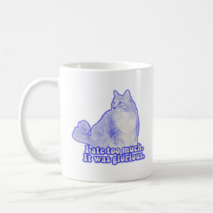 Grumpy cat meme for cat owners and kitten lovers coffee mug